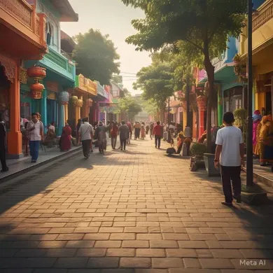 Jalan Keren Bantul Dengan Sentuhan Paving Block
